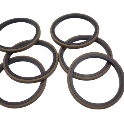 PTFE NBR SPG Hoogdrukkolfdichtingen Hydraulische kolfsringe Voor machinewerkplaatsen